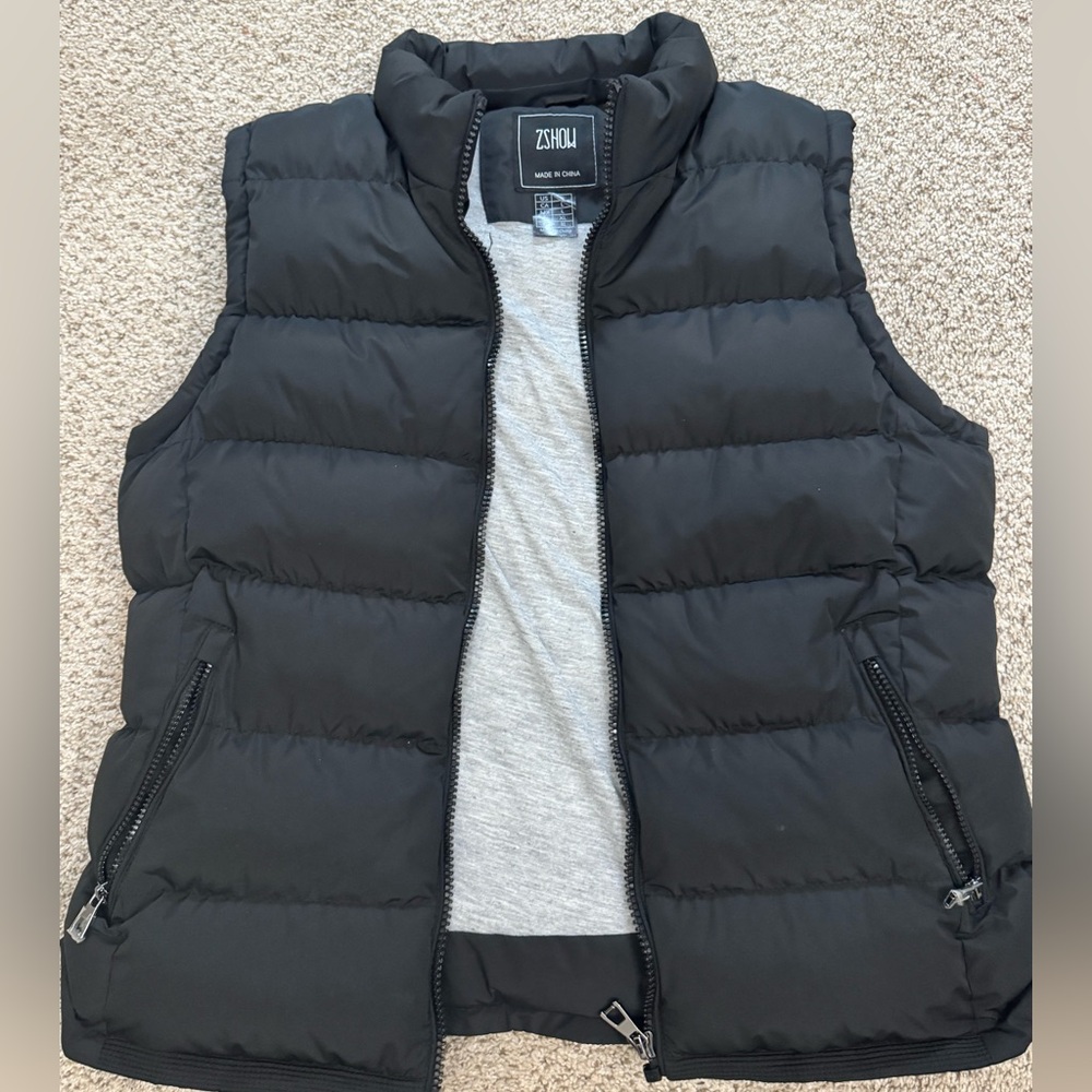 Black Puffer Vest